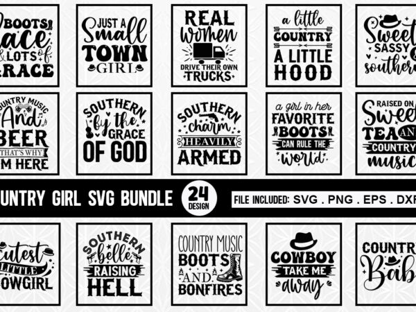 Country girl svg bundle t shirt vector file