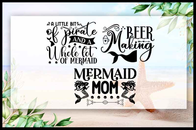Mermaid SVG Bundle