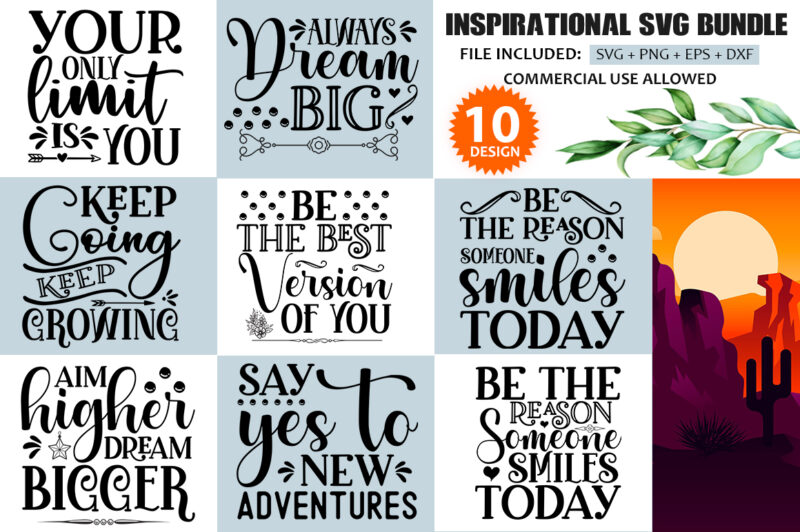 Inspirational SVG Bundle