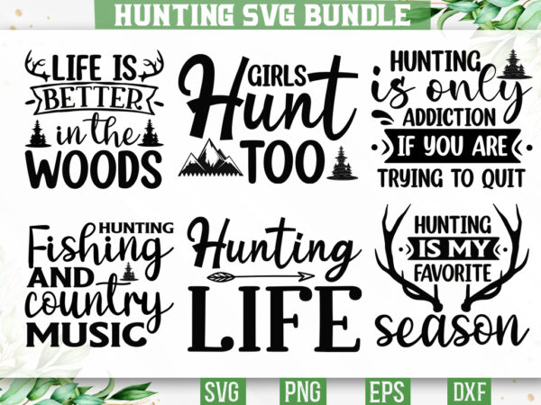 Hunting svg bundle graphic t shirt