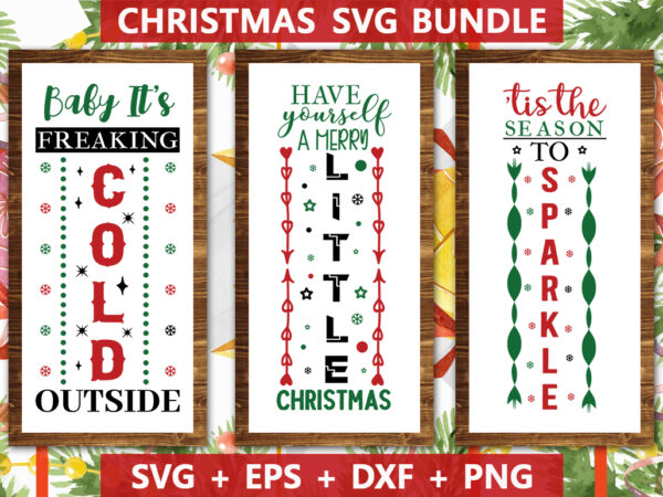 Christmas svg bundle t shirt vector file