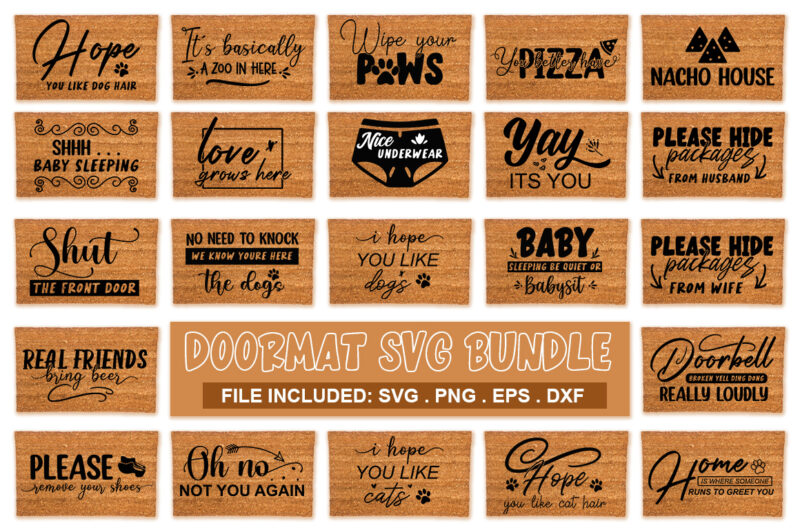 Doormat SVG Bundle