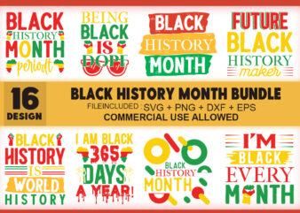 Black History Month SVG Bundle