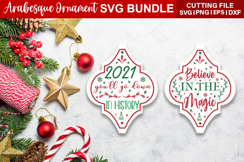 Arabesque Ornament SVG Bundle