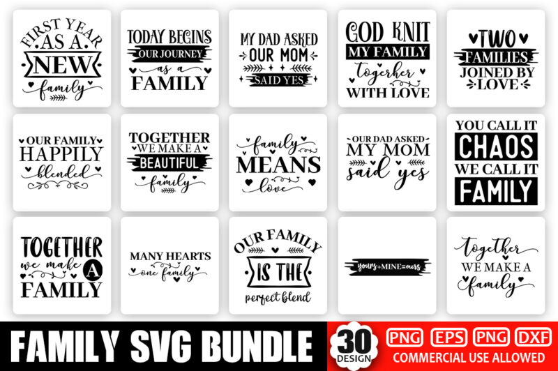 Family SVG Bundle