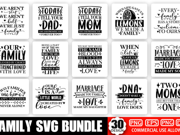 Family svg bundle t shirt graphic design