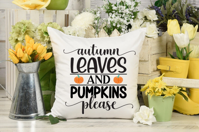 Fall Pillow SVG Bundle