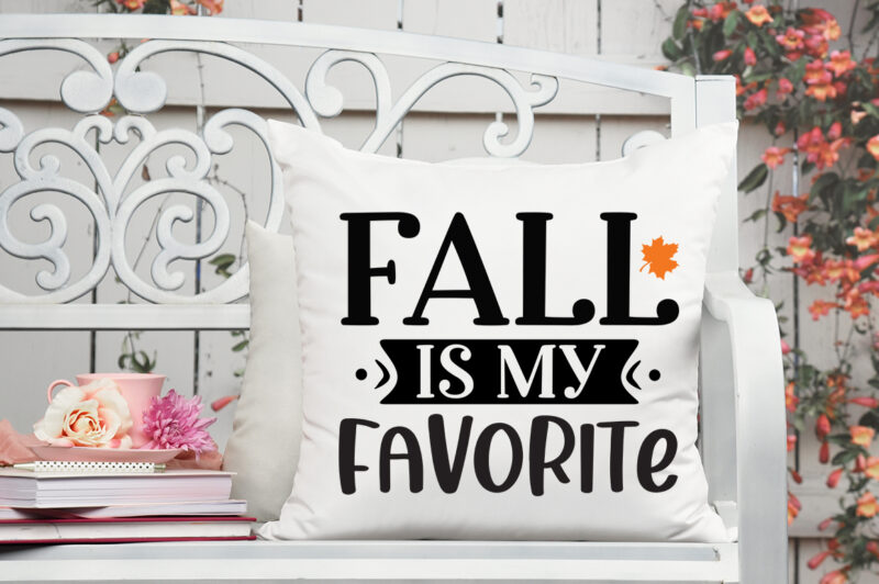 Fall Pillow SVG Bundle