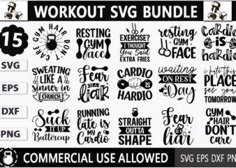 Workout SVG Bundle