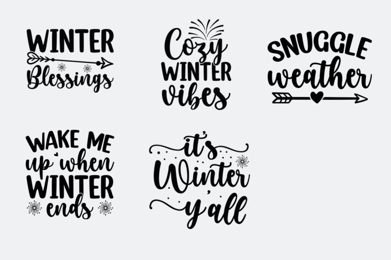 Winter SVG Bundle