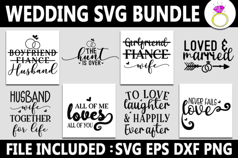 Wedding SVG Bundle