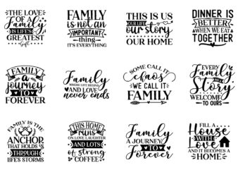 Family SVG bundle