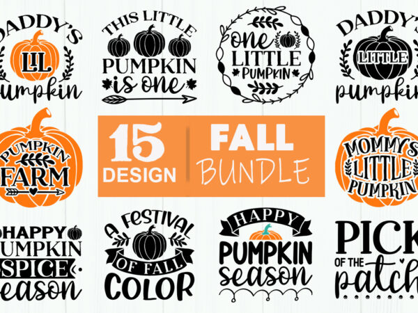 Fall svg bundle t shirt graphic design