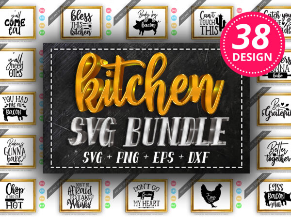 Kitchen svg bundle t shirt vector art