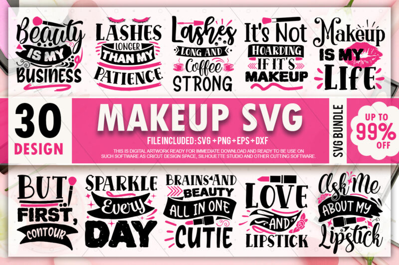 Makeup SVG Bundle