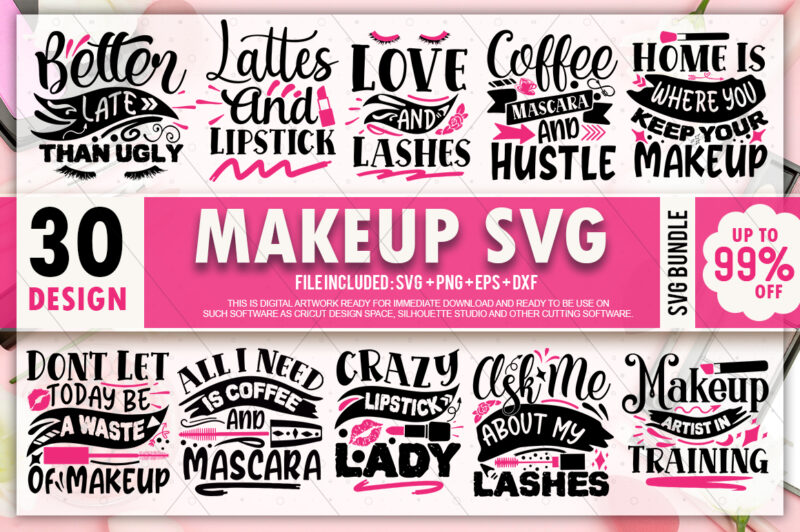 Makeup SVG Bundle