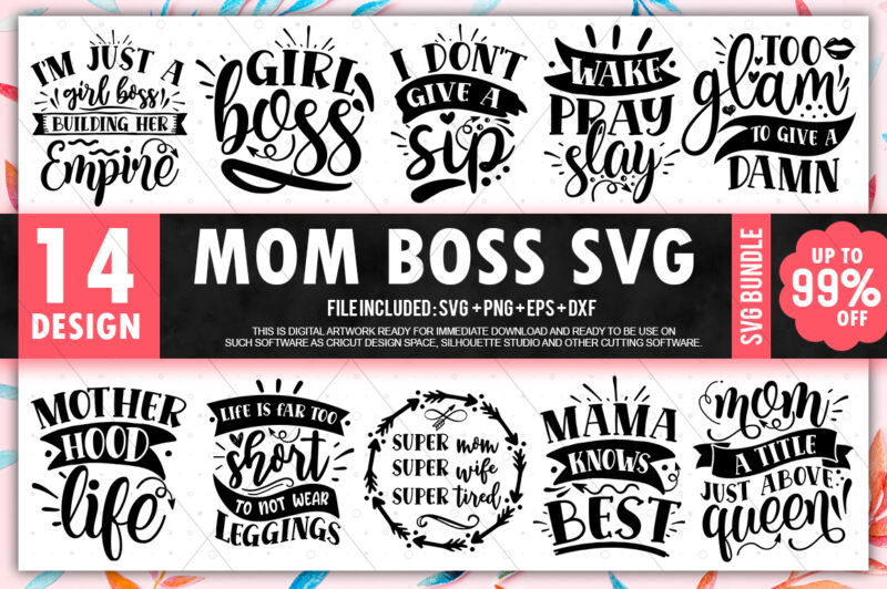 Mom Boss SVG Bundle