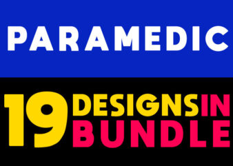 19 paramedic designs in bundle