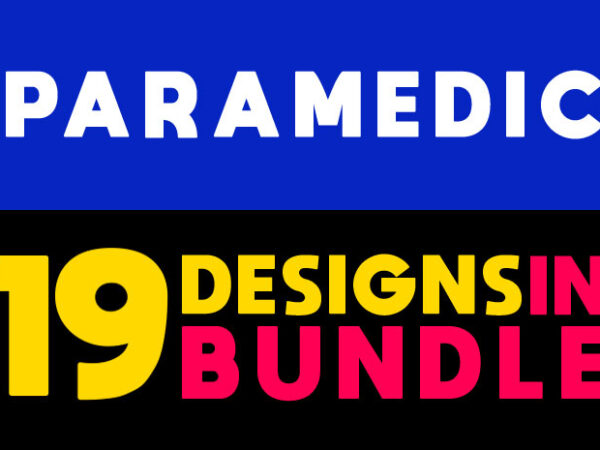 19 paramedic designs in bundle