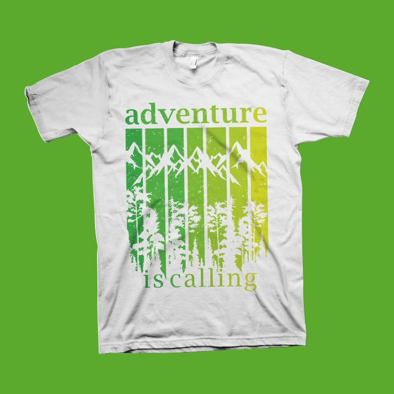 Adventure is calling t-shirt design, adventure svg png, hiking t-shirt design, outdoor t-shirt design, adventure t-shirt design for sale