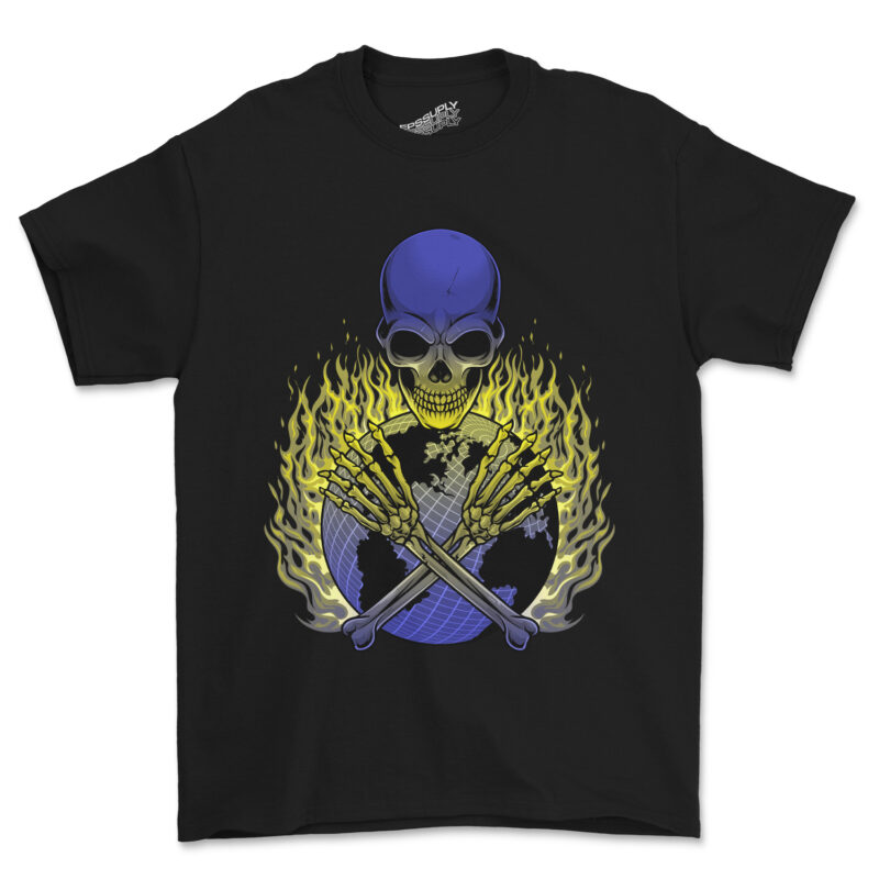 SAVE WORLD, SKULL HUGS THE WORLD psychedelic vaporwave retro - Buy t ...