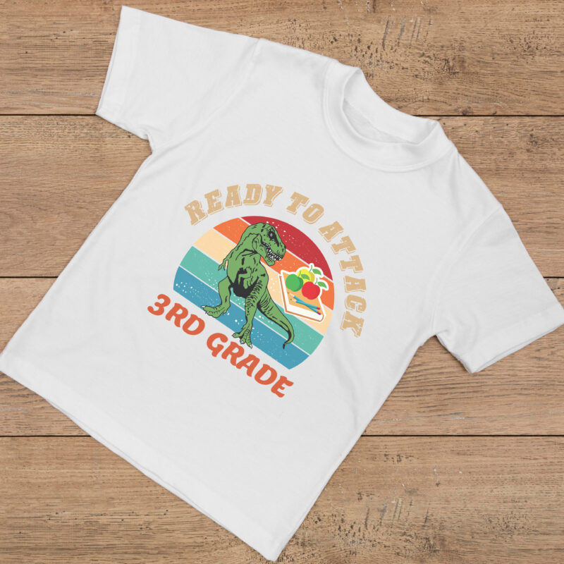 Download Ready To Attack 3rd Grade Back To Shool Gifts Shirt For Back To School Svg File Diy Crafts Svg Files For Cricut Silhouette Sublimation Files Buy T Shirt Designs