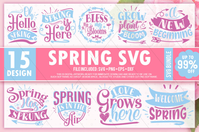 Spring SVG Bundle