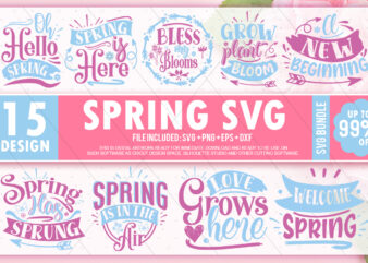 Spring SVG Bundle