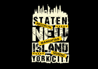 New York T shirt vector artwork