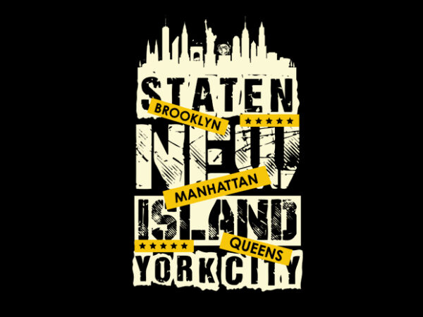 New york T shirt vector artwork