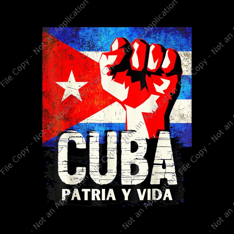 Patria Y Vida Cuba Flag Graphic by TEAM20 · Creative Fabrica