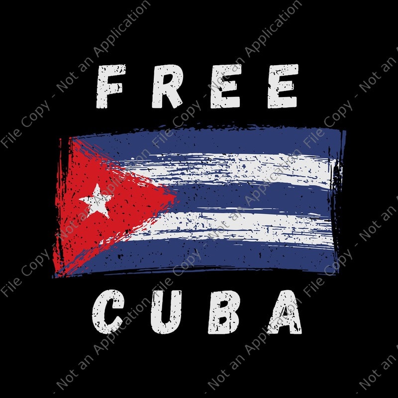 Free Cuba SVG, Cuba svg, Cuba PNG, Cuban Protest Fist Flag SOS, Cuba
