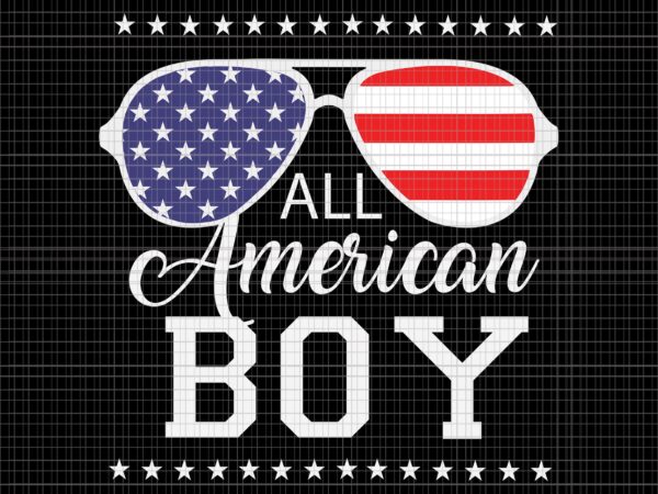 All american boy svg, all american boy flag 4th of july svg, dog 4th of july svg, 4th of july svg, 4th of july vector