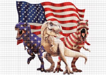 T-Rex Dinosaur 4th of July PNG, 4th of July T-Rex Dinosaur, T-Rex Dinosaur Flag, 4th of July vector