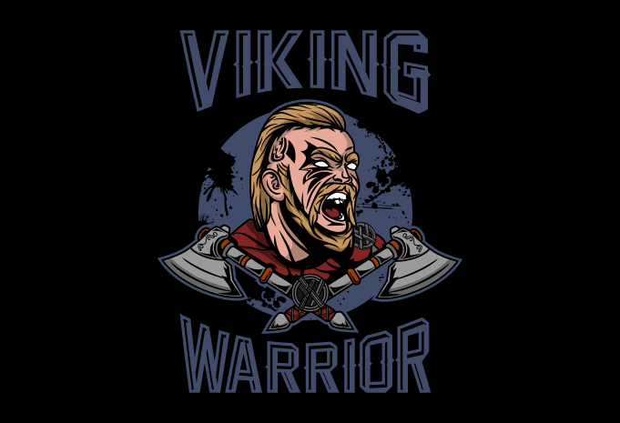 Classic T-Shirt,Sketchy Viking Warrior Fashion Personality Customization 