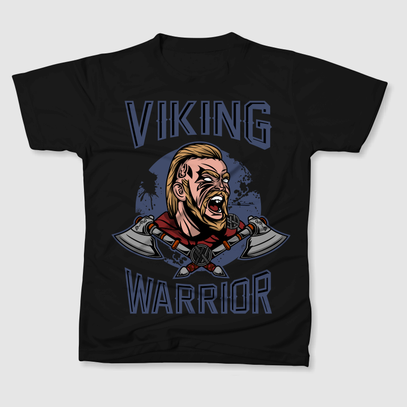 Classic T-Shirt,Sketchy Viking Warrior Fashion Personality Customization Classic T-Shirt,Sketchy Viking Warrior Fashion Personality Customization