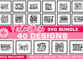 Valentine SVG Bundle t shirt vector art