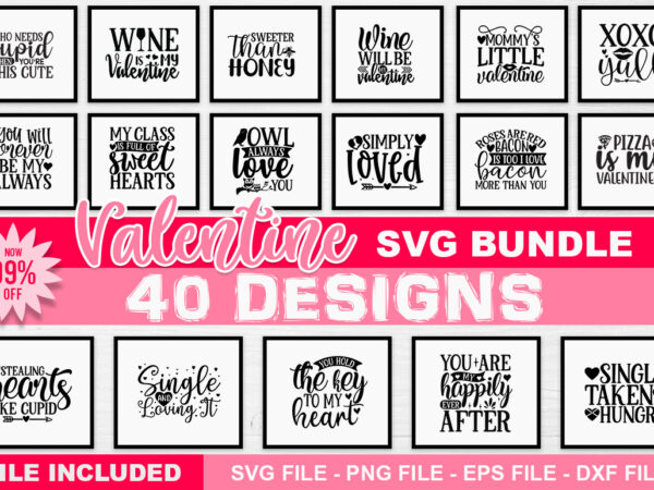 Valentine svg bundle t shirt vector art