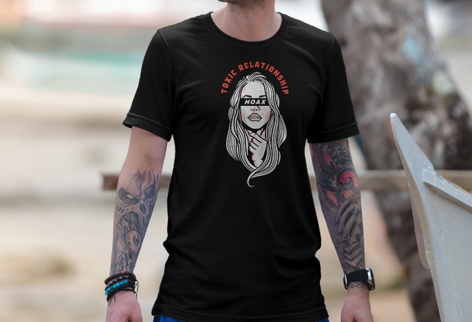 Toxic Relationship T-shirt Design