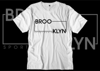 brooklyn urban city t shirt design svg, urban street t shirt design, urban style t shirt design