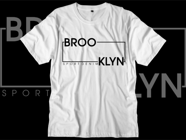 Brooklyn urban city t shirt design svg, urban street t shirt design, urban style t shirt design