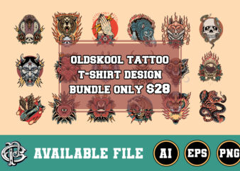 oldskool tattoo design bundle