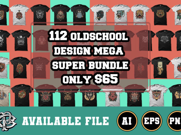 112 oldschool design mega bundle