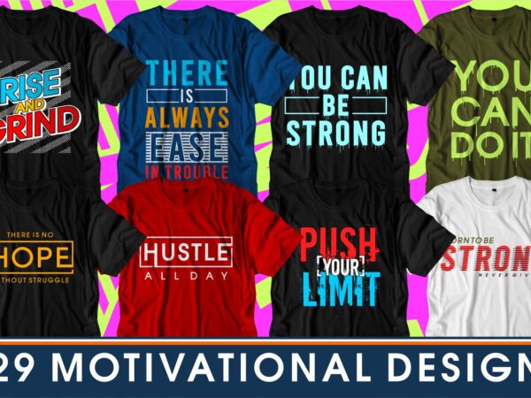 Motivational inspirational quotes svg t shirt design bundle