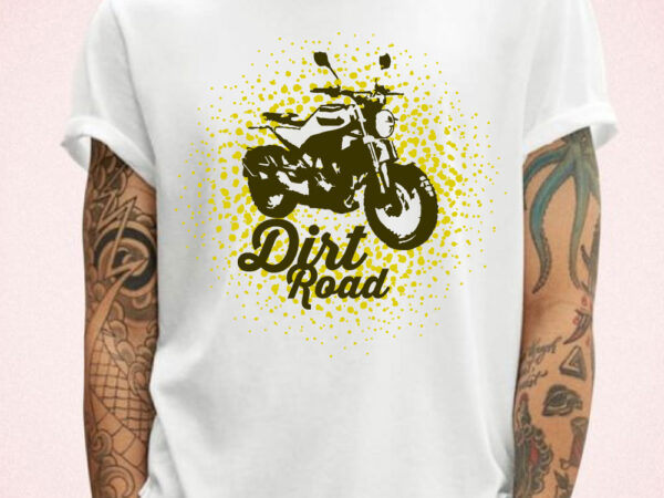 Dirt road tshirt design