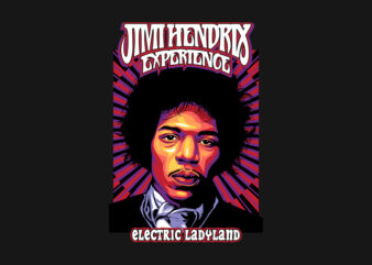 Jimi Hendrix Experience vector clipart