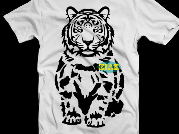 Tiger t-shirt design, wild animals svg, tiger svg, tiger vector, animals, tiger png, tiger logo