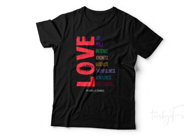 Fruit of the spirit Christian Shirt design for sale - Buy t-shirt designs