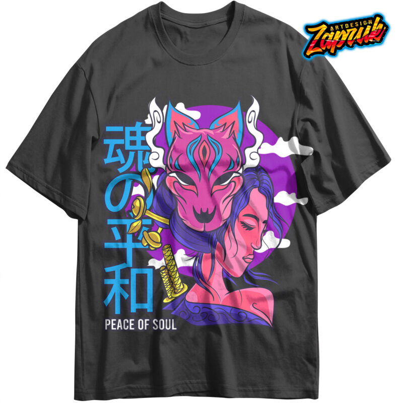 Japan Streetwear vector Artwork Tshirt Design