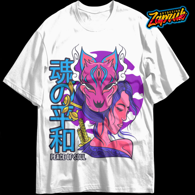 Japan Streetwear vector Artwork Tshirt Design